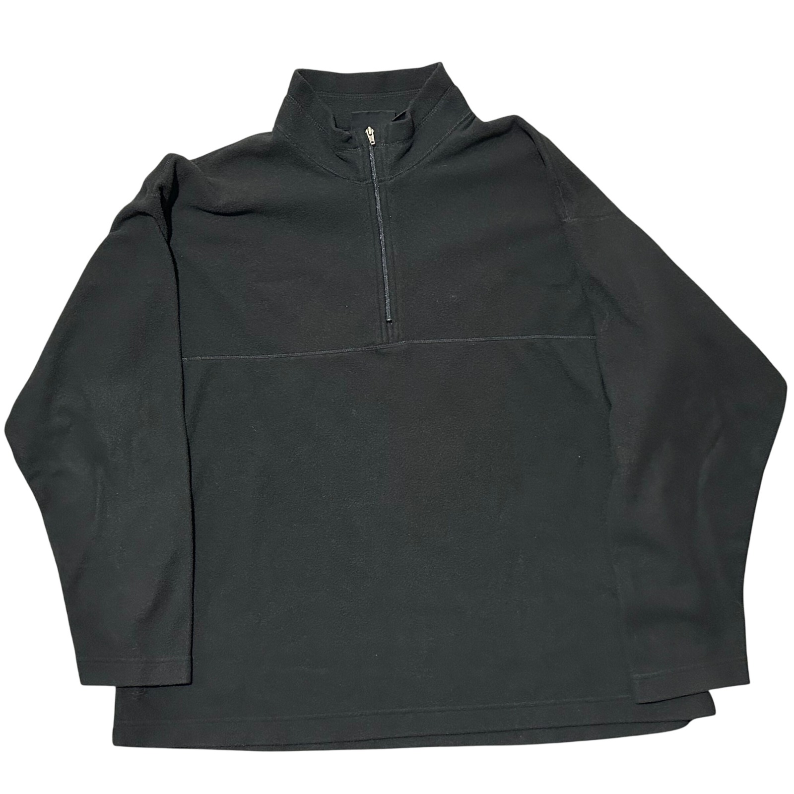 Patagonia Micro D Fleece 1/4 Zip Pullover Black Men's Size L